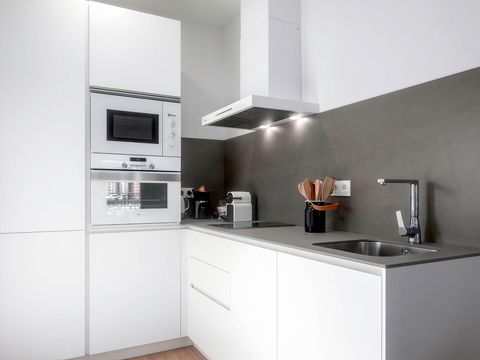 Room, Property, Interior design, White, Countertop, Plumbing fixture, Kitchen, Kitchen appliance, Major appliance, Home appliance, 