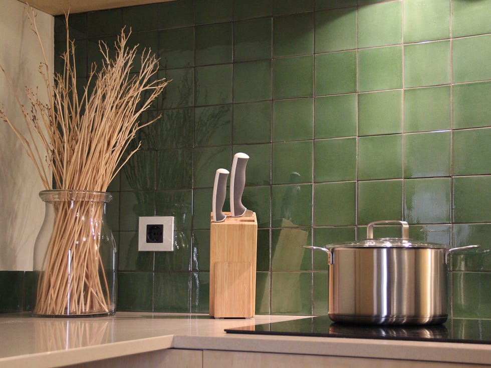 Tile, Wall, Room, Flooring, Interior design, Floor, Material property, Countertop, Beige, Bathroom, 