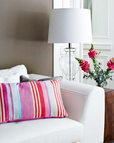 Room, Interior design, Textile, Wall, White, Pink, Petal, Home, Interior design, Purple, 