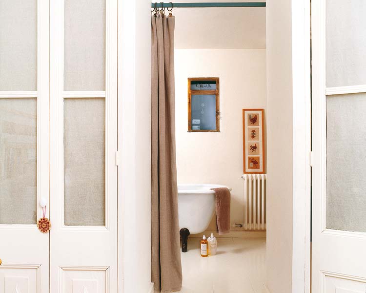 Property, Plumbing fixture, Interior design, Room, Wall, Floor, Home door, Fixture, Bathroom sink, Door, 