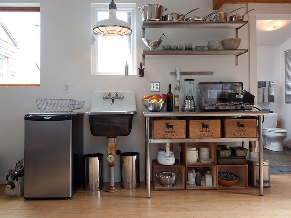 Room, Furniture, Cabinetry, Property, Interior design, Kitchen, Building, Shelf, Floor, House, 