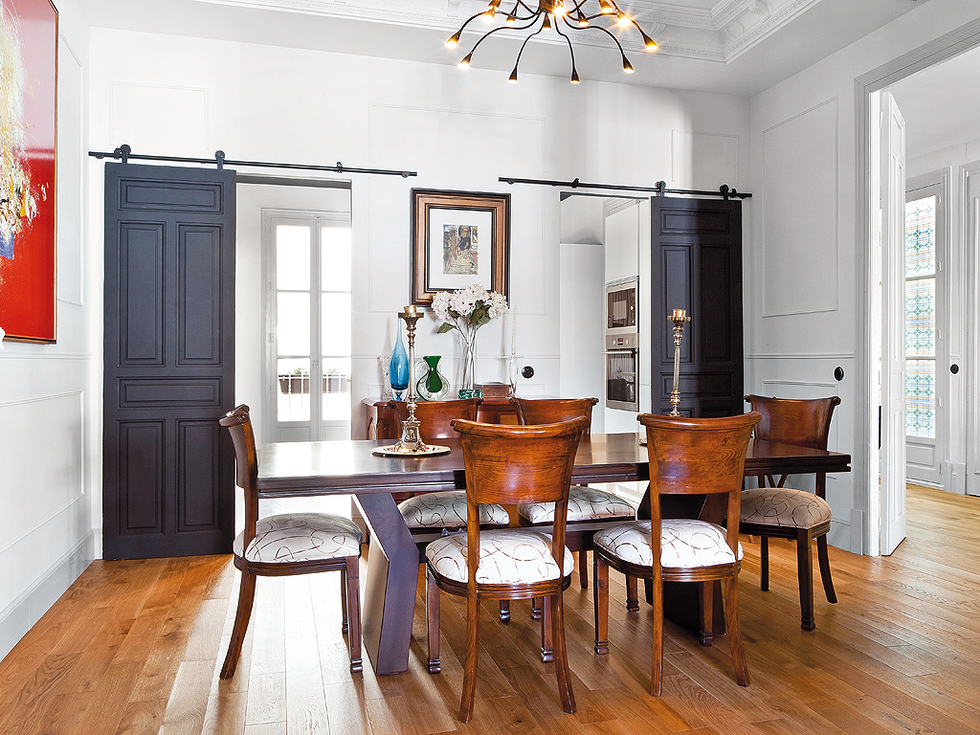 Wood, Floor, Flooring, Room, Hardwood, Interior design, Wood stain, Wood flooring, Laminate flooring, Door, 