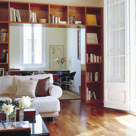 Wood, Room, Interior design, Floor, Shelf, Flooring, Home, Hardwood, Shelving, Living room, 
