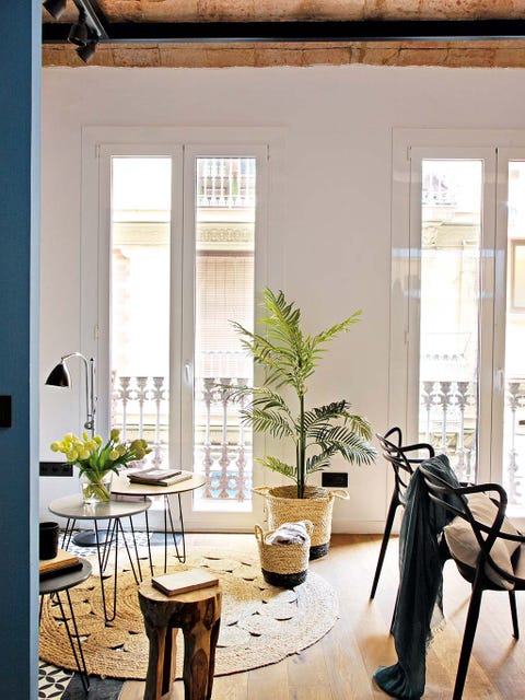 Room, Green, Interior design, Furniture, Yellow, Home, Table, Building, Window, House, 