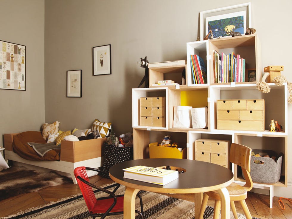 Room, Wood, Interior design, Furniture, Table, Wall, Home, Interior design, Shelving, Coffee table, 
