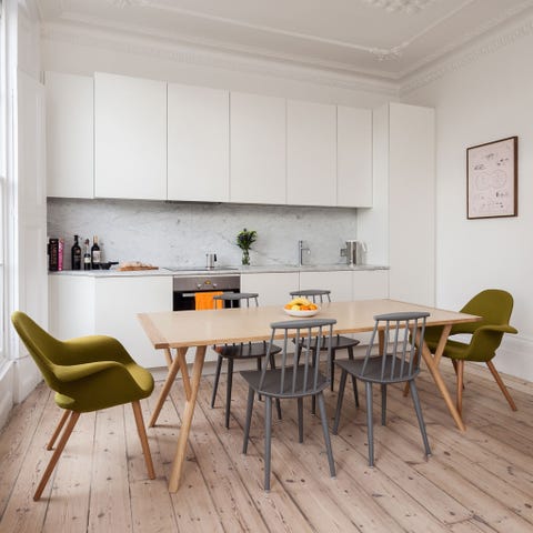 Wood, Floor, Room, Interior design, Flooring, Furniture, Chair, Hardwood, Table, Ceiling, 