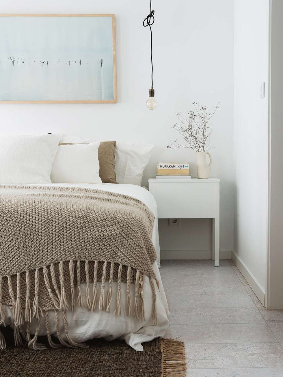 Floor, Room, Flooring, Interior design, Property, Wall, Furniture, Linens, Bedding, Home, 