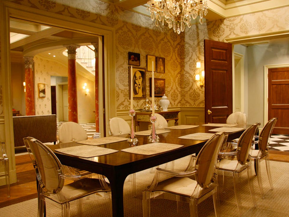 Lighting, Room, Interior design, Furniture, Table, Ceiling, Chandelier, Chair, Light fixture, Ceiling fixture, 