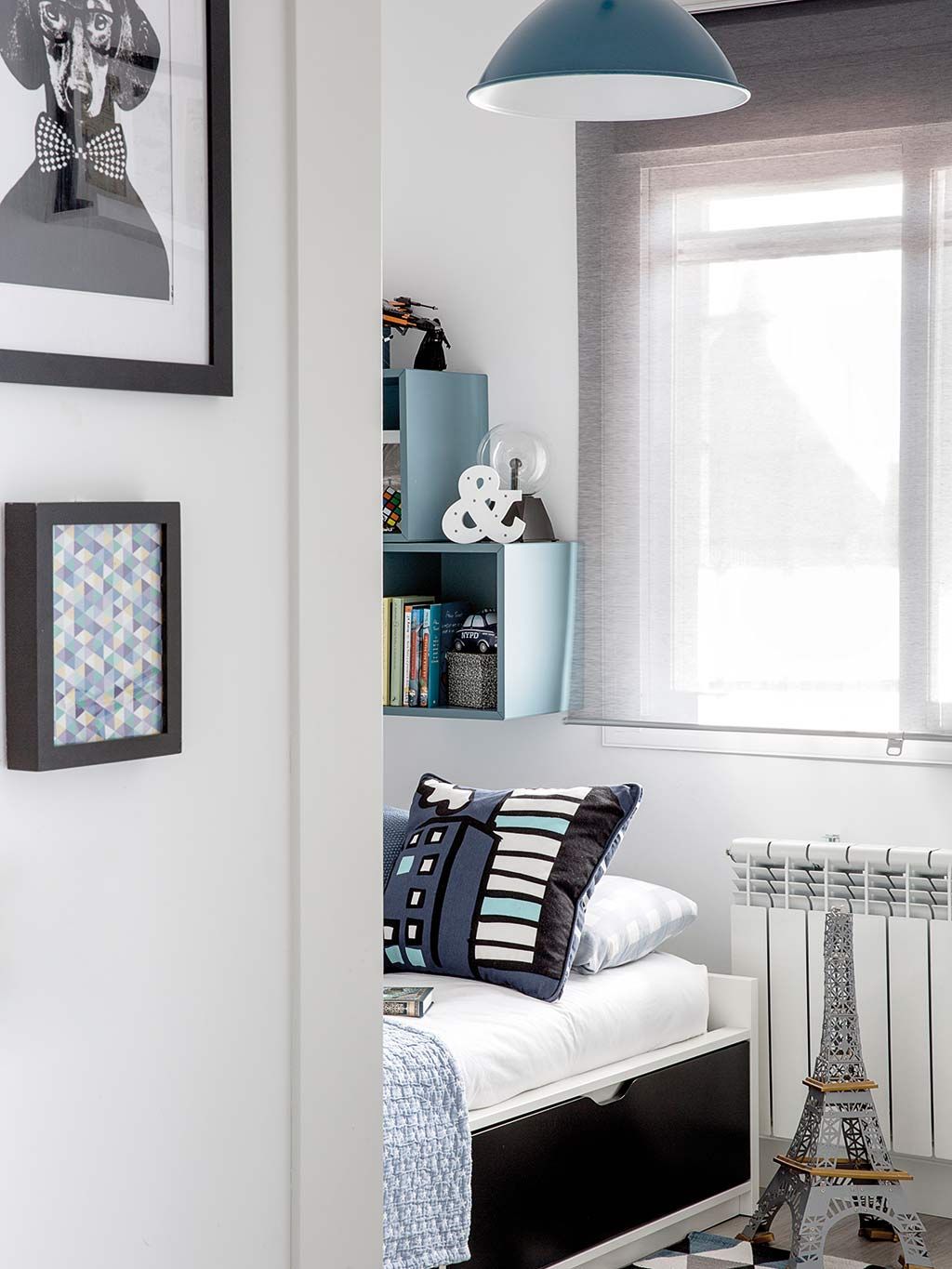 Furniture, White, Room, Black, Interior design, Blue, Home, Bedroom, Living room, studio couch, 