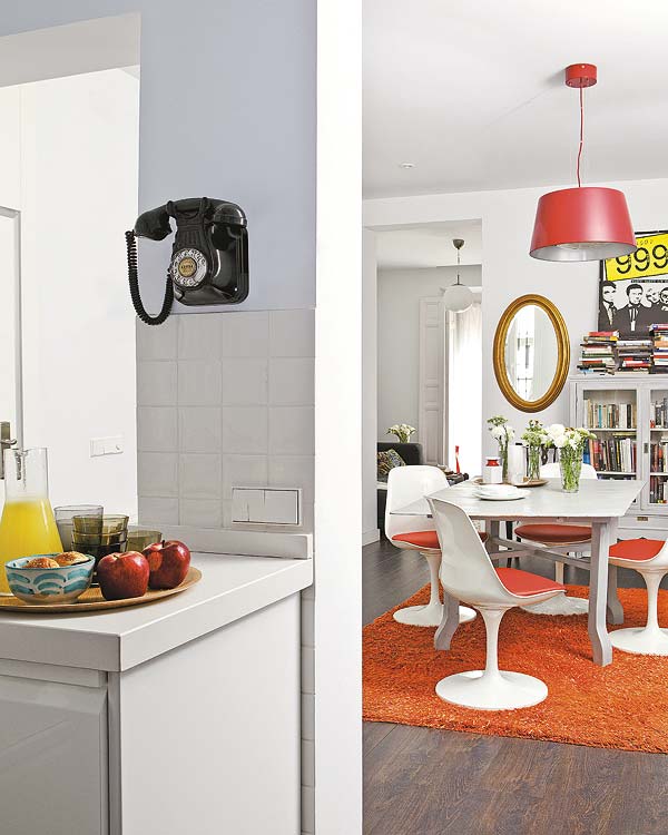 Room, Interior design, Floor, Table, Wall, Interior design, Ceiling, Light fixture, Countertop, Grey, 