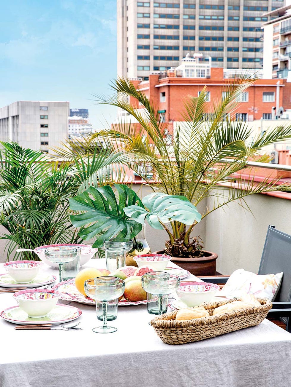 piso en madrid con terraza comedor exterior