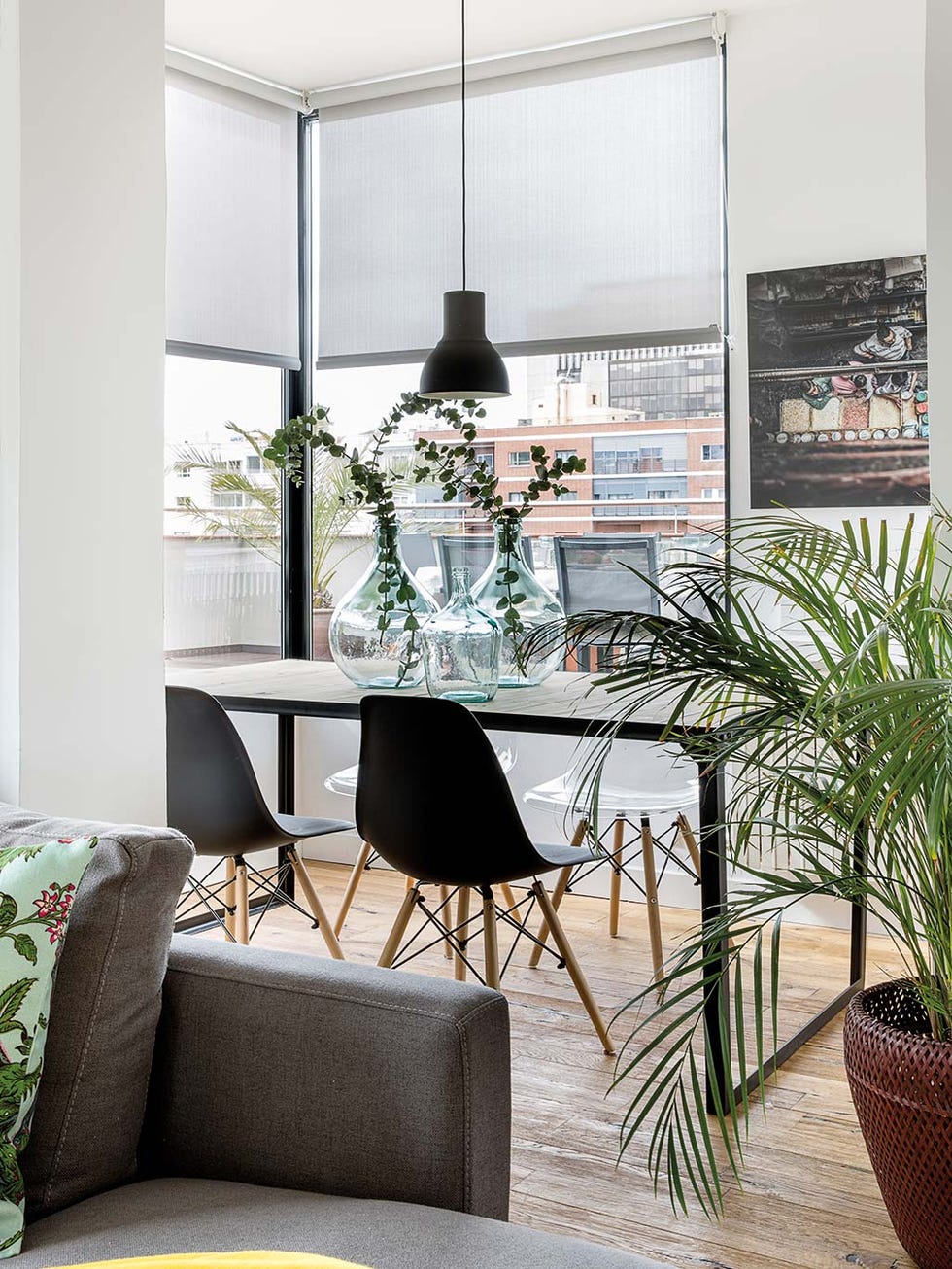 piso en madrid con terraza comedor