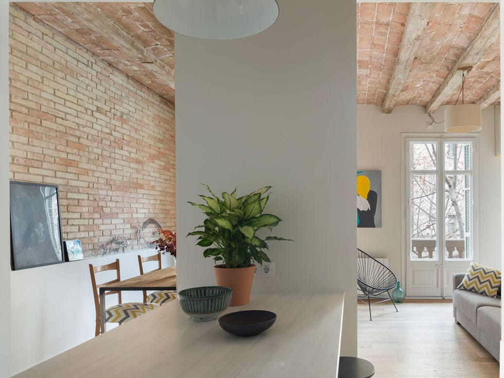 Room, Interior design, Flowerpot, Floor, Wall, Flooring, Ceiling, Interior design, Furniture, Table, 