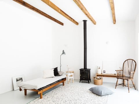 Wood, Room, Interior design, Furniture, Floor, Wall, Hardwood, Bed, Ceiling, Linens, 