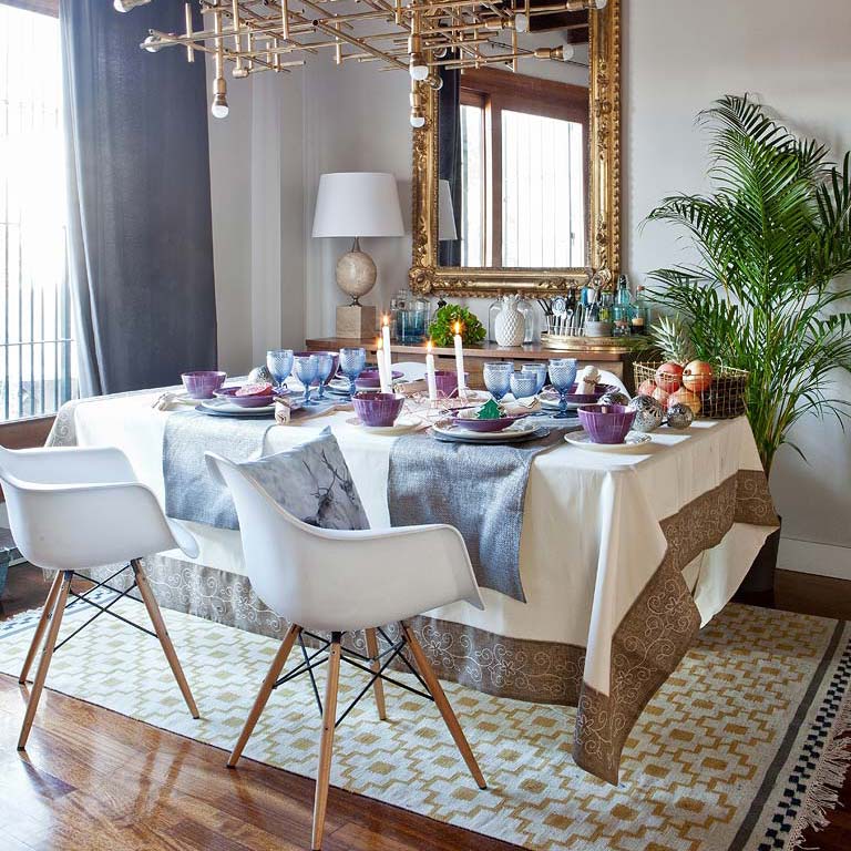 Interior design, Tablecloth, Room, Floor, Textile, Flooring, Table, Furniture, Linens, Interior design, 