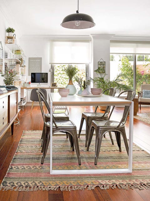 Wood, Room, Floor, Interior design, Flooring, Furniture, Table, Home, Hardwood, Dining room, 