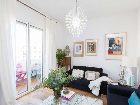 Room, Living room, White, Property, Interior design, Furniture, Home, House, Yellow, Building, 