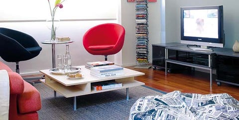 Una casa de cine piso de 63 m² diáfano reformado con tabiques de crisstal