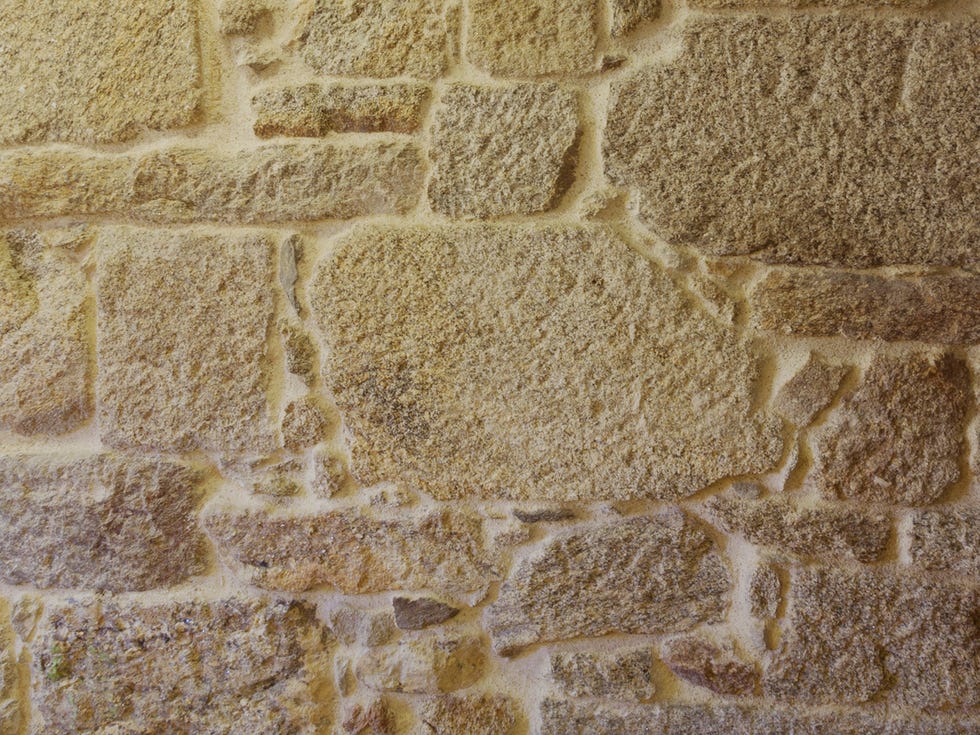 Wall, Brown, Stone wall, Beige, Rock, Pattern, Limestone, Flagstone, 