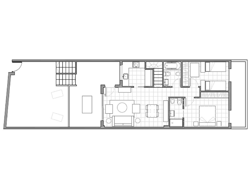 Floor plan, Drawing, Plan, Technical drawing, Artwork, House, Diagram, Land lot, Line art, Rectangle, 