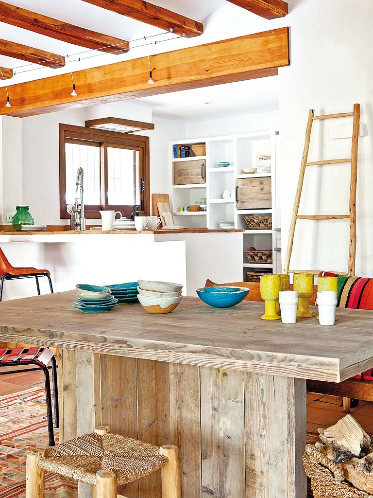 Wood, Room, Interior design, Ladder, Ceiling, Beam, Teal, Turquoise, Interior design, Plywood, 