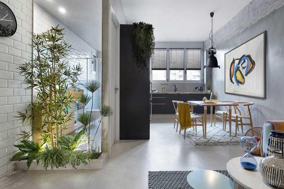 Apartamento 46 m: cocina con comedor