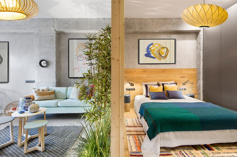 Apartamento 46 m: Salón y dormitorio