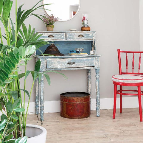 Room, Interior design, Furniture, Interior design, Turquoise, Home, Teal, Drawer, Houseplant, Still life photography, 
