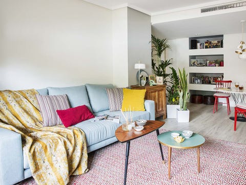 Room, Interior design, Living room, Home, Floor, Furniture, White, Table, Couch, Wall, 