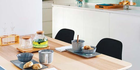 Room, Green, Turquoise, Blue, Furniture, Yellow, Interior design, Table, Teal, Lampshade,