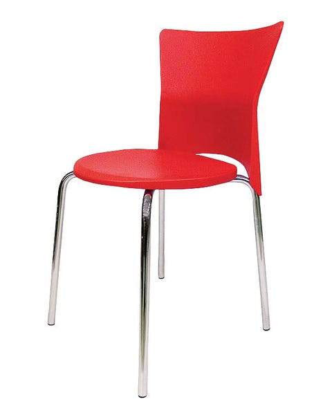 Product, Red, Furniture, Chair, Carmine, Maroon, Material property, Armrest, Plastic, 