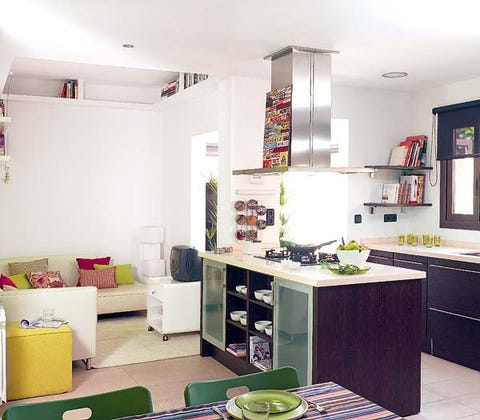Green, Room, Interior design, Floor, Ceiling, Home, Interior design, Couch, Wall, Flooring, 