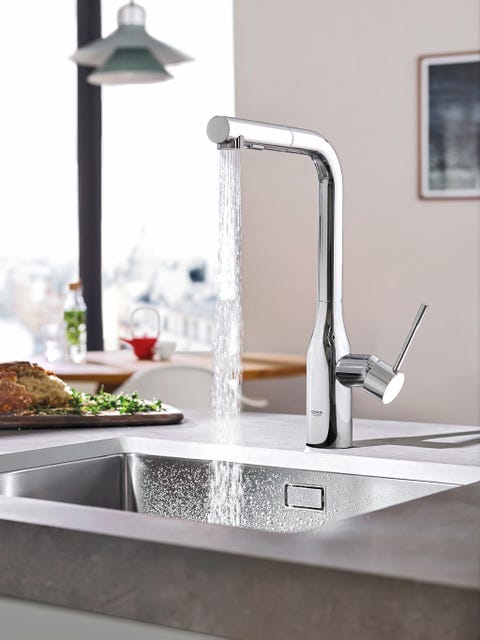 grifo de cocina de caño alto