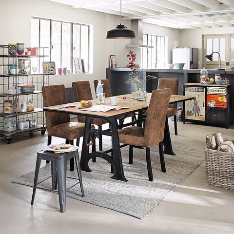 Lighting, Room, Interior design, Furniture, Table, Floor, Light fixture, Shelving, Lampshade, Shelf, 
