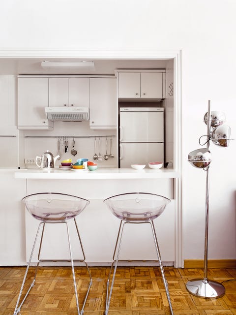 furniture, white, room, table, product, interior design, chair, kitchen, floor, stool,
