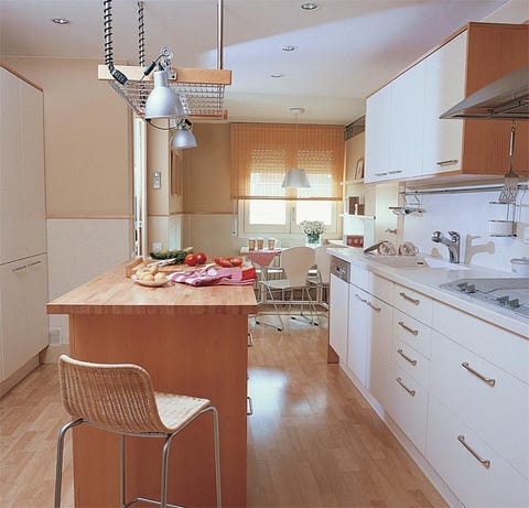 Room, Wood, Floor, Interior design, Flooring, White, Drawer, Countertop, Kitchen, Cabinetry, 