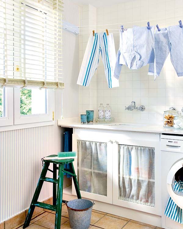 Cómo organizar el cuarto de lavado o el tendedero - Foto 1