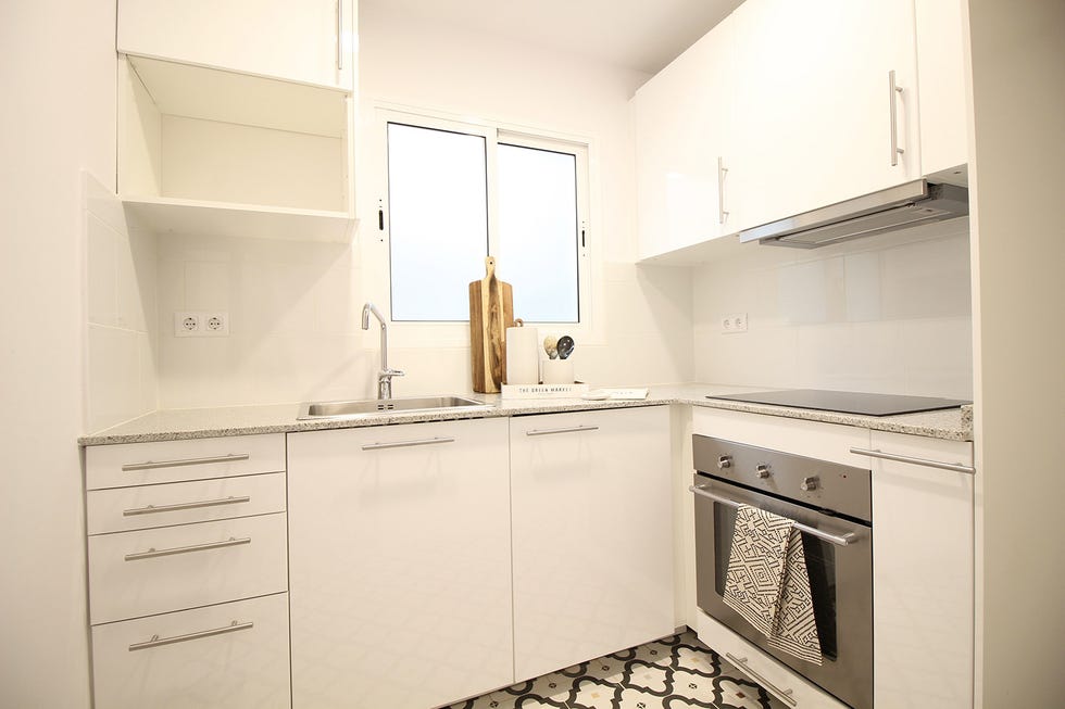 cocina pequeña después de la reforma