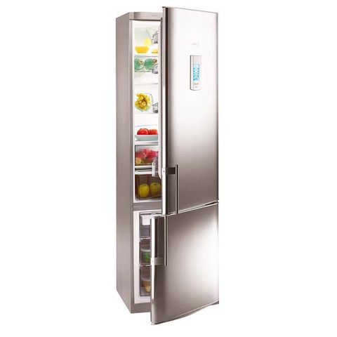 Major appliance, Refrigerator, Freezer, Kitchen appliance, Home appliance, Machine, Ingredient, Metal, Kitchen appliance accessory, Beverage can, 