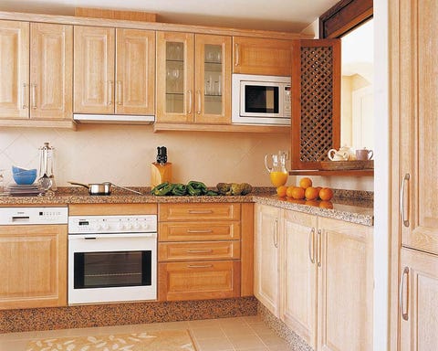 La madera para una cocina rústica