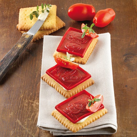 Food, Ingredient, Finger food, Rectangle, Cuisine, Hardwood, Wood stain, Home accessories, Dish, Vegan nutrition, 
