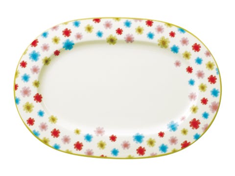 Serveware, Dishware, Porcelain, Pattern, White, Plate, Colorfulness, Circle, Aqua, Platter, 