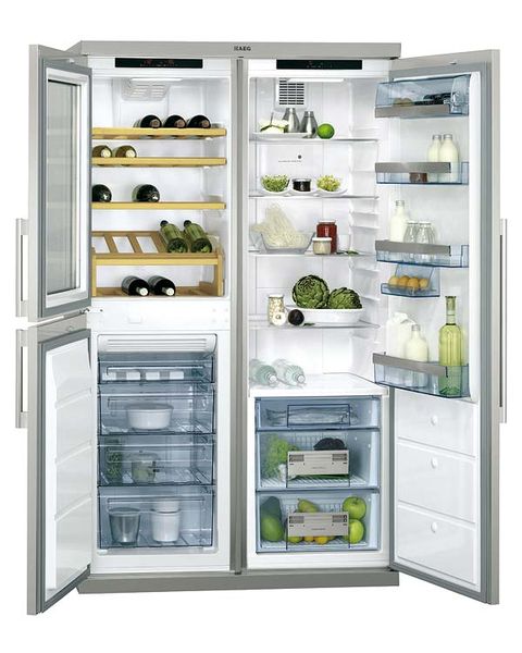 Green, Major appliance, Freezer, Home appliance, Kitchen appliance, Food group, Kitchen appliance accessory, Refrigerator, Small appliance, Frozen food, 