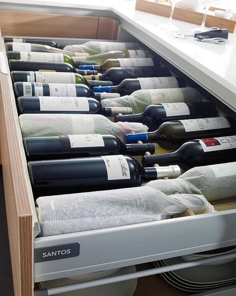 Hardwood, Bottle, Collection, Retail, Closet, Plywood, Shelving, Linens, 