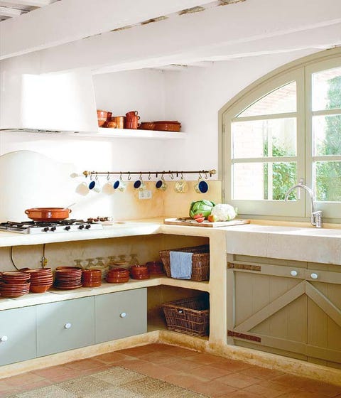 Una cocina de estilo rústico Una cocina de estilo rústico