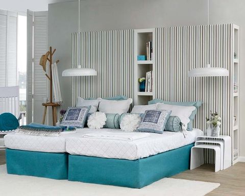 Blue, Wood, Room, Interior design, Green, Floor, Home, Wall, Living room, Flooring, 