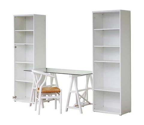Shelving, Room, Furniture, Shelf, Rectangle, Plywood, Parallel, Cabinetry, Writing desk, Desk, 