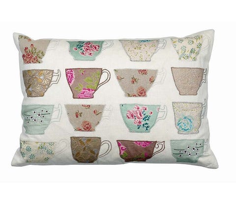 Green, Cushion, Throw pillow, Textile, Pattern, Pillow, Pink, Purple, Home accessories, Cup, 