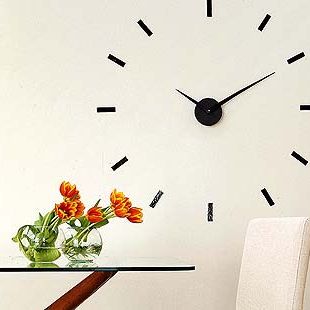 Reloj de pared grande, 3D, sin marco, para hacerlo usted mismo.
