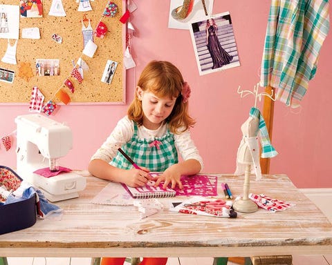 Textile, Table, Room, Pink, Pattern, Interior design, Design, Tartan, Plaid, Play, 